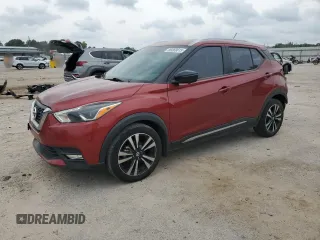 2018 Nissan Kicks SV with VIN 3N1CP5CU6JL517072, listed as a Copart auction lot 59269615 with 159,376 mi miles and Salvage title. Bid and sale history available at DreamBid. Image 1.
