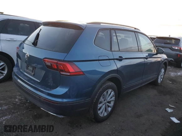 2019 Volkswagen Tiguan S with VIN 3VV1B7AX4KM198859, listed as a Copart auction lot 87590015 with 5,328 mi miles and Clean title. Bid and sale history available at DreamBid. Image 3.