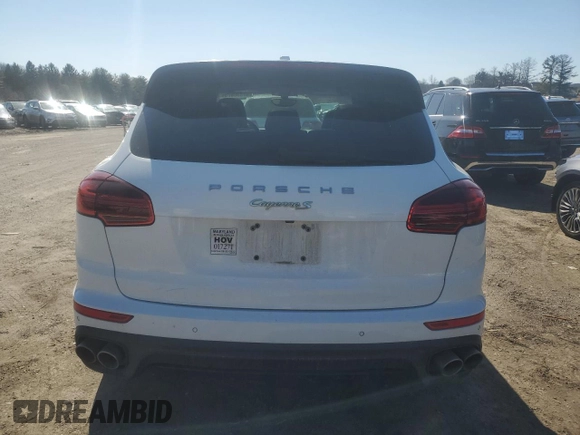 2016 Porsche Cayenne S E-Hybrid with VIN WP1AE2A26GLA62513, listed as a Copart auction lot 47030625 with 113,800 mi miles and Salvage title. Bid and sale history available at DreamBid. Image 6.