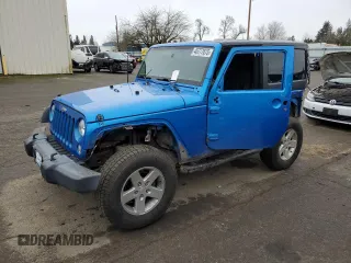 2016 Jeep Wrangler Sport z VIN 1C4GJWAG1GL231931, wystawiony jako Copart lot #45777075 z przebiegiem 126 266 mil mil oraz Szkoda całkowita • Salvage title. Historia ofert i sprzedaży dostępna na DreamBid. Obrazek 1.