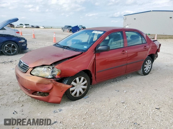 2005 Toyota Corolla CE with VIN 1NXBR32EX5Z443647, listed as a Copart auction lot 60758375 with 293,720 mi miles and Salvage title. Bid and sale history available at DreamBid. Image 1.