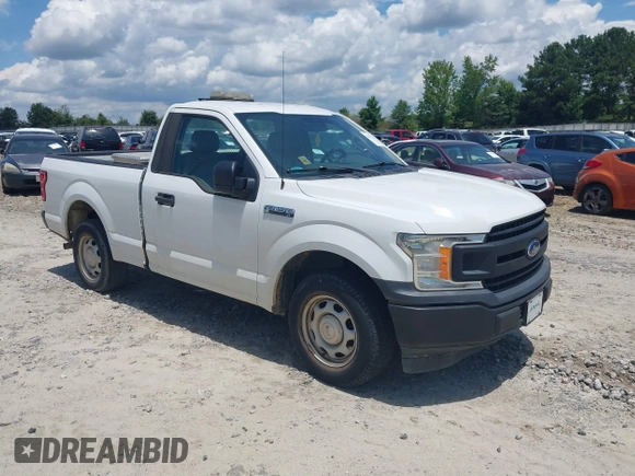2018 Ford F-150 XL z VIN 1FTMF1CB6JFD18318, wystawiony jako IAAI lot #42637066 z przebiegiem 167 834 mil mil oraz . Historia ofert i sprzedaży dostępna na DreamBid. Obrazek 1.