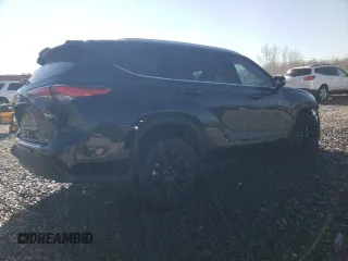 2023 Toyota Highlander L with VIN 5TDKDRAH1PS523251, listed as a Copart auction lot 87206064 with 14,605 mi miles and Salvage title. Bid and sale history available at DreamBid. Image 3.