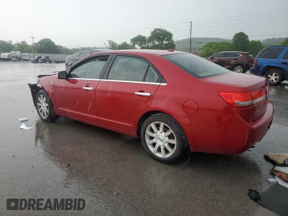 2010 Lincoln MKZ z VIN 3LNHL2GC6AR629927, wystawiony jako Copart lot #54663265 z przebiegiem 39 451 mil mil oraz Czysty tytuł • Clean title. Historia ofert i sprzedaży dostępna na DreamBid. Obrazek 2.