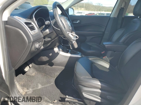 2020 Jeep Compass Latitude with VIN 3C4NJCBB6LT153119, listed as a Copart auction lot 50141465 with 67,422 mi miles and Salvage Title. Bid and sale history available at carsss.com. Image 7.