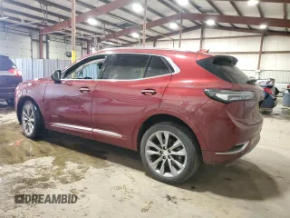 2021 Buick Envision Avenir with VIN LRBFZSR42MD166292, listed as a Copart auction lot 41737605 with 21,560 mi miles and Salvage Title. Bid and sale history available at carsss.com. Image 2.