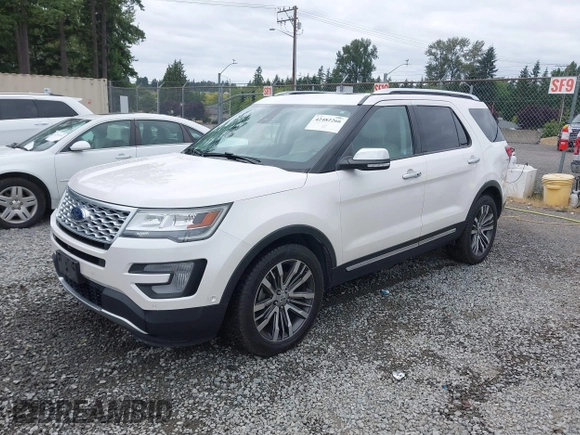 2017 Ford Explorer Platinum z VIN 1FM5K8HT3HGB64709, wystawiony jako IAAI lot #42482266 z przebiegiem 241 573 mil mil oraz . Historia ofert i sprzedaży dostępna na DreamBid. Obrazek 17.
