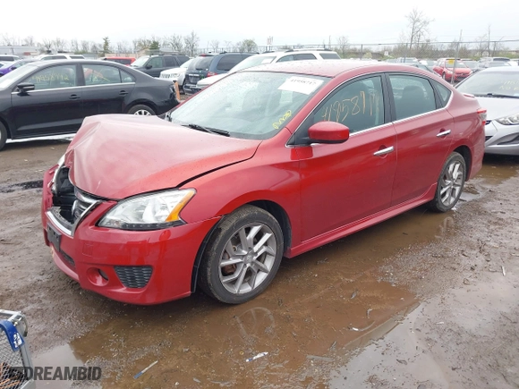 2014 Nissan Sentra SV with VIN 3N1AB7AP1EY262337, listed as a IAAI auction lot 41958717 with 132,976 mi miles. Bid and sale history available at carsss.com. Image 17.