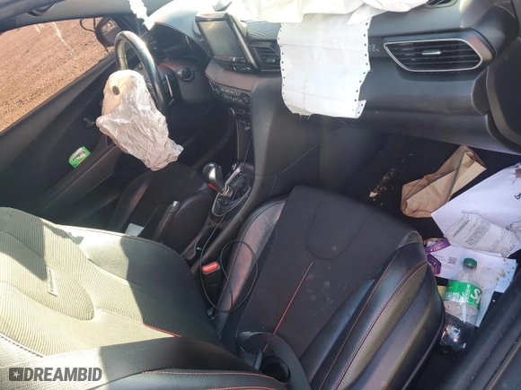 2019 Hyundai Veloster 2.0 Premium with VIN KMHTG6AF6KU012126, listed as a Copart auction lot 46351105 with 0 mi miles and Salvage Title. Bid and sale history available at carsss.com. Image 8.