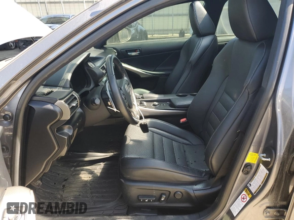 2015 Lexus IS 250 with VIN JTHBF1D26F5069245, listed as a Copart auction lot 74837644 with 81,365 mi miles and Clean Title. Bid and sale history available at DreamBid. Image 7.