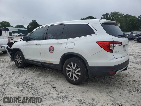 2022 Honda Pilot EX-L with VIN 5FNYF5H50NB014407, listed as a Copart auction lot 60507325 with 71,067 mi miles and Salvage title. Bid and sale history available at DreamBid. Image 2.