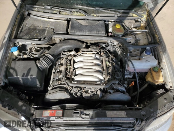 2002 Audi S8 with VIN WAUGU44D32N003467, listed as a Copart auction lot 46717295 with 270,687 mi miles and Clean Title. Bid and sale history available at DreamBid. Image 11.