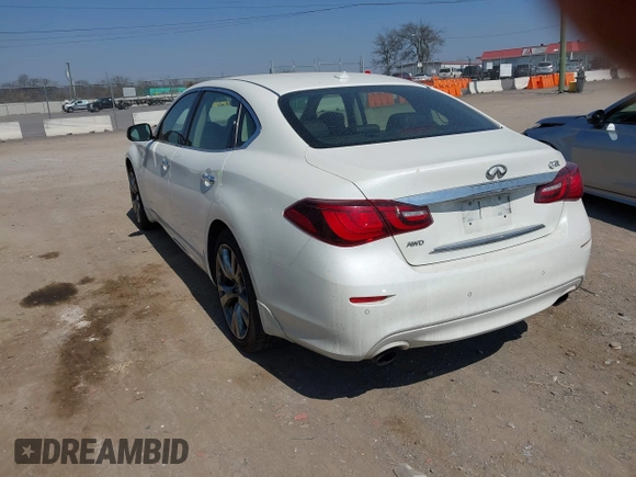 2017 Infiniti Q70 3.7 with VIN JN1BY1PR4HM210734, listed as a IAAI auction lot 41781440 with 146,030 mi miles and . Bid and sale history available at DreamBid. Image 3.