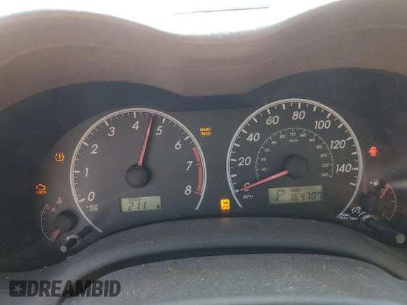 2010 Toyota Corolla with VIN 1NXBU4EE2AZ347683, listed as a Copart auction lot 50468275 with 164,707 mi miles and Salvage Title. Bid and sale history available at carsss.com. Image 9.