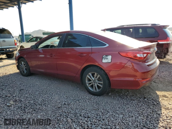 2016 Hyundai Sonata SE z VIN 5NPE24AF9GH360729, wystawiony jako Copart lot #58663375 z przebiegiem 140 837 mil mil oraz Szkoda całkowita • Salvage title. Historia ofert i sprzedaży dostępna na DreamBid. Obrazek 2.