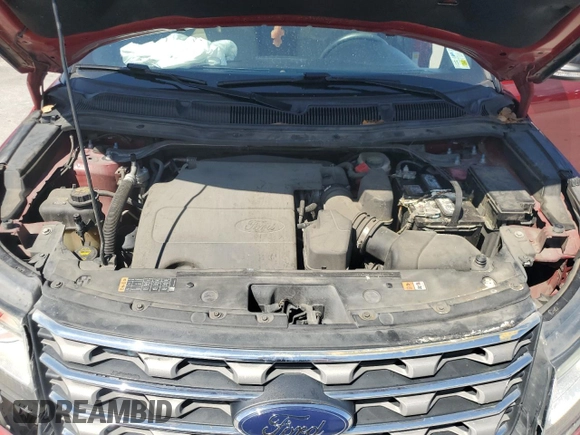 2017 Ford Explorer XLT with VIN 1FM5K7D80HGA31658, listed as a Copart auction lot 62325715 with 108,937 mi miles and Salvage title. Bid and sale history available at DreamBid. Image 12.