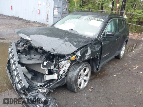 2021 Jeep Compass Latitude with VIN 3C4NJDBB4MT506951, listed as a IAAI auction lot 42183491 with 50,193 mi miles and . Bid and sale history available at DreamBid. Image 18.