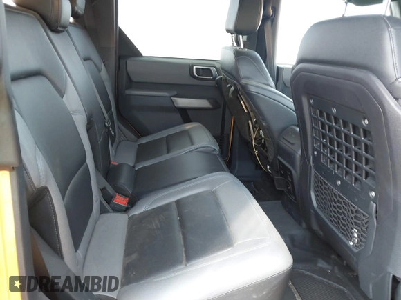 2022 Ford Bronco with VIN 1FMEE5DH6NLB14350, listed as a IAAI auction lot 41486823 with 27,587 mi miles and . Bid and sale history available at DreamBid. Image 8.