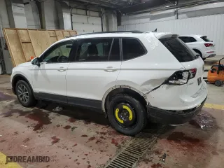 2021 Volkswagen Tiguan S with VIN 3VV0B7AX0MM027976, listed as a Copart auction lot 45965465 with 116,047 mi miles and Salvage Title. Bid and sale history available at carsss.com. Image 2.