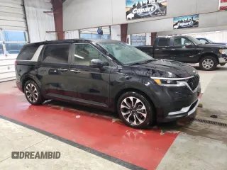 2024 Kia Carnival EX with VIN KNDNC5H39R6377154, listed as a Copart auction lot 77392044 with 12,819 mi miles and Salvage Title. Bid and sale history available at carsss.com. Image 4.