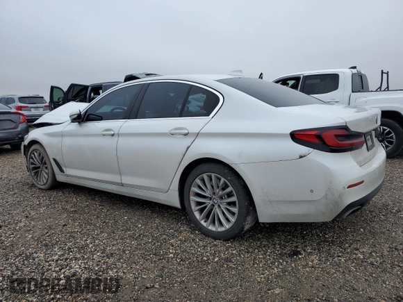 2021 BMW 5 Series 540i with VIN WBA53BJ01MWW93023, listed as a Copart auction lot 43146455 with Not Provided miles and Salvage Title. Bid and sale history available at DreamBid. Image 2.