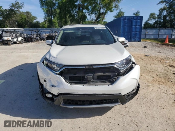 2017 Honda CR-V EX-L with VIN 2HKRW2H83HH689168, listed as a Copart auction lot 52161155 with 45,870 mi miles and Salvage Title. Bid and sale history available at carsss.com. Image 5.