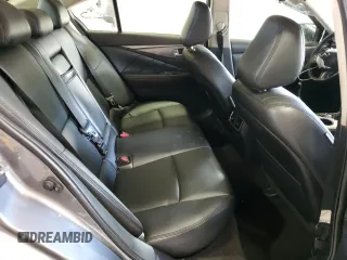 2015 Infiniti Q50 Premium with VIN JN1BV7ARXFM423026, listed as a Copart auction lot 58139225 with 130,544 mi miles and Salvage title. Bid and sale history available at DreamBid. Image 10.