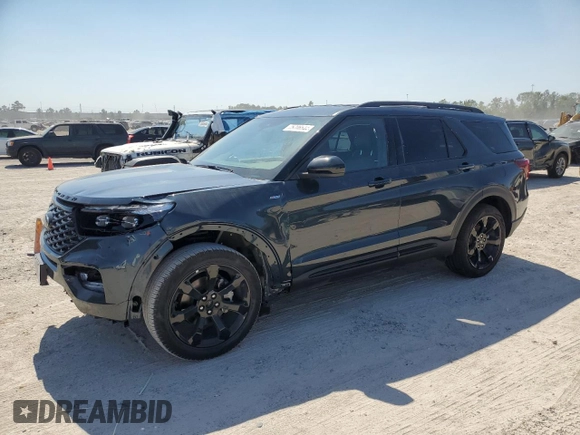 2024 Ford Explorer ST-Line with VIN 1FMSK7KH1RGA17937, listed as a Copart auction lot 75706544 with 2,369 mi miles and Salvage Title. Bid and sale history available at carsss.com. Image 1.