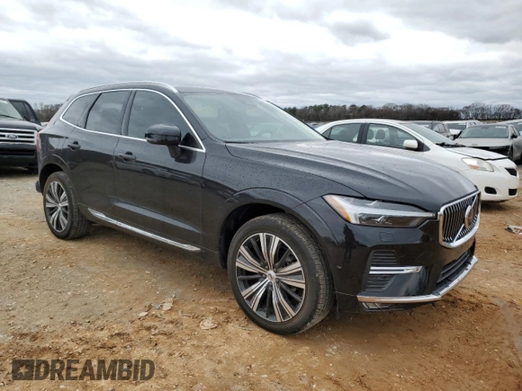 2023 Volvo XC60 Plus Bright Theme with VIN YV4L12RN4P1203706, listed as a Copart auction lot 47868035 with 360 mi miles and Salvage Title. Bid and sale history available at carsss.com. Image 4.
