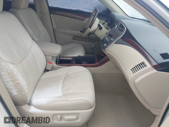 2012 Toyota Avalon with VIN 4T1BK3DB7CU459728, listed as a IAAI auction lot 41739918 with 82,762 mi miles and . Bid and sale history available at DreamBid. Image 5.