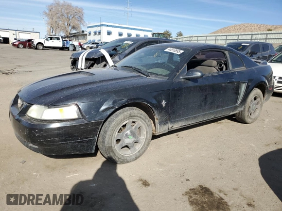 2000 Ford Mustang with VIN 1FAFP4044YF256429, listed as a Copart auction lot 44818895 with Not provided miles and Salvage title. Bid and sale history available at DreamBid. Image 1.
