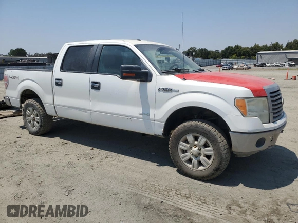 2011 Ford F-150 XLT with VIN 1FTFW1ET7BKD79541, listed as a Copart auction lot 64290045 with 202,571 mi miles and Clean title. Bid and sale history available at DreamBid. Image 4.