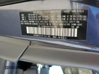 2014 Subaru Tribeca Limited with VIN 4S4WX9GD4E4400660, listed as a Copart auction lot 52630755 with Not provided miles and Clean title. Bid and sale history available at DreamBid. Image 13.