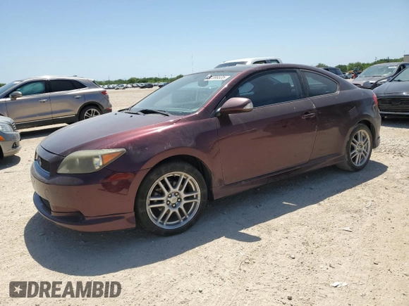 2007 Scion tC Spec with VIN JTKDE167970184208, listed as a Copart auction lot 52399535 with 158,416 mi miles and Salvage Title. Bid and sale history available at carsss.com. Image 1.