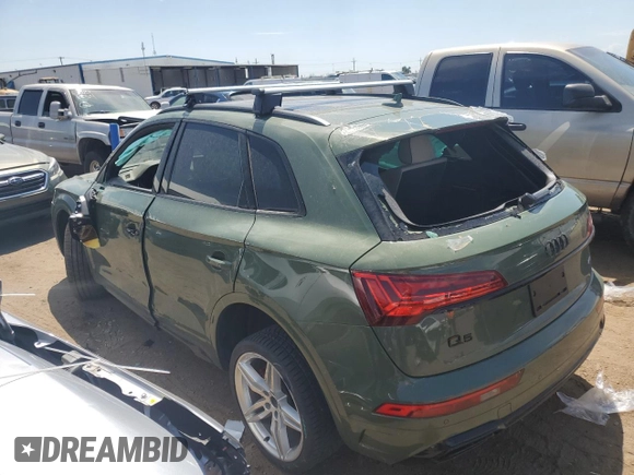 2024 Audi Q5 S line Premium Plus with VIN WA1EAAFYXR2081025, listed as a Copart auction lot 66058324 with 0 mi miles and Salvage Title. Bid and sale history available at carsss.com. Image 2.