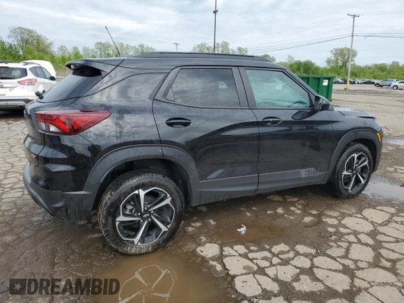 2021 Chevrolet TrailBlazer RS with VIN KL79MTSL3MB052606, listed as a Copart auction lot 53297584 with 55,204 mi miles and . Bid and sale history available at DreamBid. Image 3.