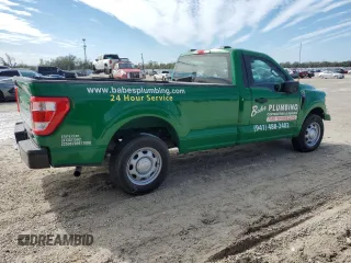 2022 Ford F-150 XL with VIN 1FTMF1CB3NKE30863, listed as a Copart auction lot 41484705 with 26,956 mi miles and Salvage Title. Bid and sale history available at carsss.com. Image 3.
