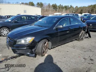 2015 Mercedes-Benz CLA 250 with VIN WDDSJ4GB8FN263679, listed as a Copart auction lot 48740875 with 115,445 mi miles and Clean Title. Bid and sale history available at DreamBid. Image 1.