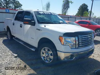 2012 Ford F-150 XL with VIN 1FTFW1CT8CFA09809, listed as a IAAI auction lot 41972801 with 164,245 mi miles. Bid and sale history available at carsss.com. Image 1.