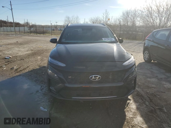 2022 Hyundai Kona N Line with VIN KM8K3CA31NU826992, listed as a Copart auction lot 84766394 with 30,318 mi miles and Salvage Title. Bid and sale history available at carsss.com. Image 5.