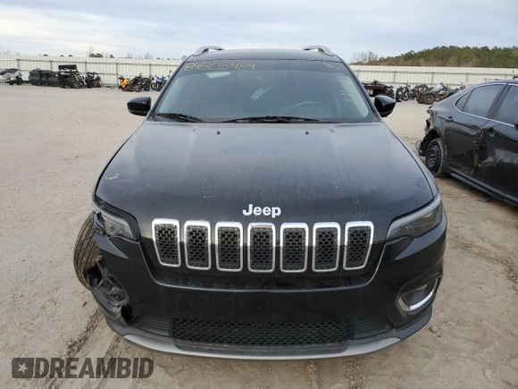 2020 Jeep Cherokee Limited with VIN 1C4PJLDB9LD535298, listed as a Copart auction lot 84803484 with 94,385 mi miles and Salvage Title. Bid and sale history available at carsss.com. Image 5.