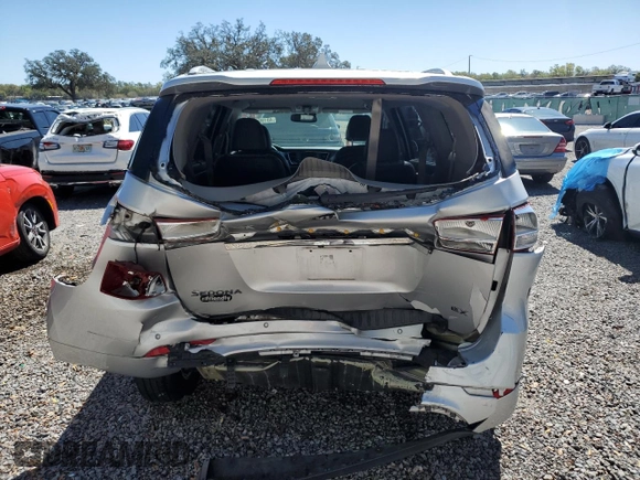 2018 Kia Sedona EX with VIN KNDMC5C12J6346656, listed as a Copart auction lot 48195155 with Not Provided miles and Salvage Title. Bid and sale history available at carsss.com. Image 6.