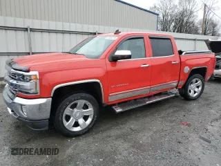 2016 Chevrolet Silverado 1500 LTZ with VIN 3GCUKSECXGG120081, listed as a Copart auction lot 47950215 with 113,301 mi miles and Salvage Title. Bid and sale history available at carsss.com. Image 1.