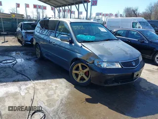 2001 Honda Odyssey EX with VIN 2HKRL18671H576895, listed as a IAAI auction lot 41881347 with 284,539 mi miles and . Bid and sale history available at DreamBid. Image 1.
