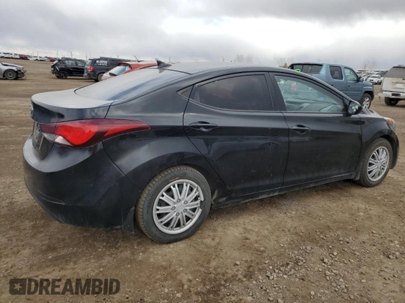 2015 Hyundai Elantra SE with VIN 5NPDH4AE6FH632105, listed as a Copart auction lot 50212505 with 345,478 mi miles and Salvage Title. Bid and sale history available at DreamBid. Image 3.