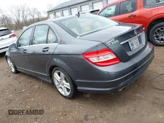 2010 Mercedes-Benz C-Class C 300 Sport with VIN WDDGF8BB6AF521187, listed as a IAAI auction lot 41820504 with 119,494 mi miles. Bid and sale history available at carsss.com. Image 3.