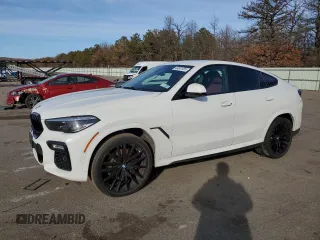 2021 BMW X6 xDrive40i with VIN 5UXCY6C0XM9E91684, listed as a Copart auction lot 43341935 with 0 mi miles and Salvage Title. Bid and sale history available at carsss.com. Image 1.