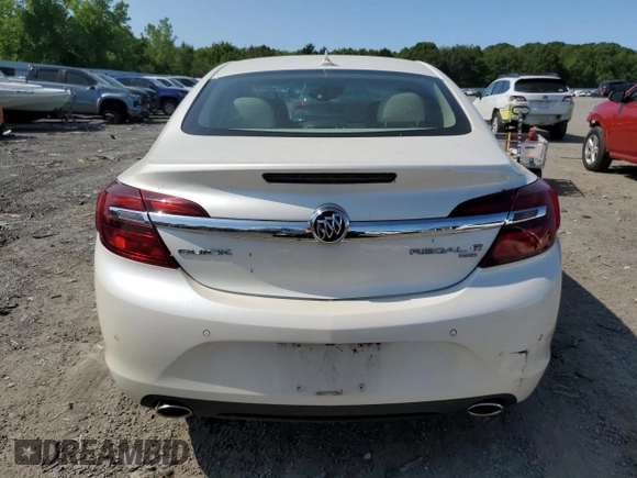 2014 Buick Regal Premium II with VIN 2G4GS5GX7E9307361, listed as a Copart auction lot 59095575 with 101,696 mi miles and Clean title. Bid and sale history available at DreamBid. Image 6.
