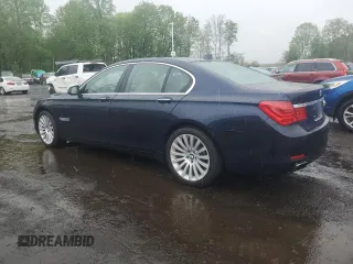 2012 BMW 7 Series 750i xDrive with VIN WBAKC6C53CC395754, listed as a Copart auction lot 55798515 with 79,444 mi miles and Clean Title. Bid and sale history available at DreamBid. Image 2.