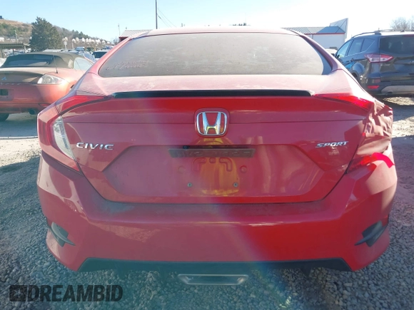 2019 Honda Civic Sport with VIN 2HGFC2F81KH535994, listed as a IAAI auction lot 41686522 with 131,835 mi miles and . Bid and sale history available at DreamBid. Image 16.